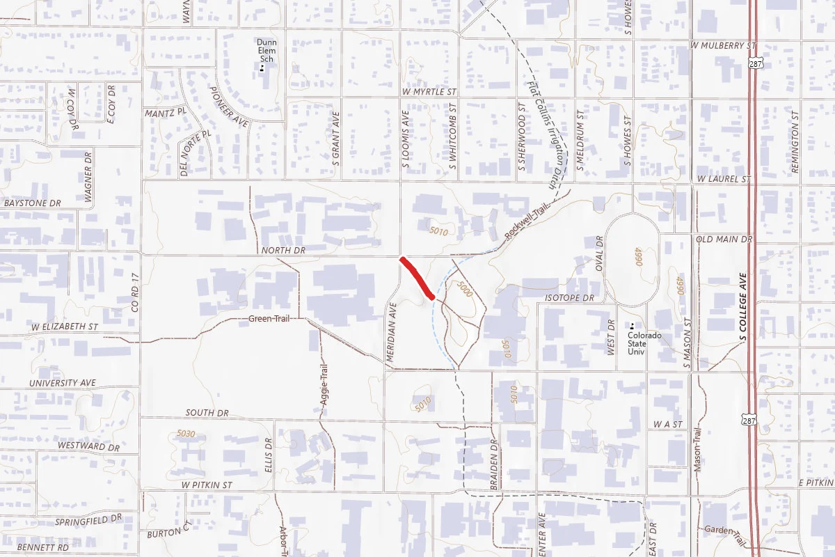 Lory Trail route map