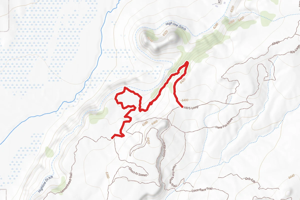 Lemonhead route map