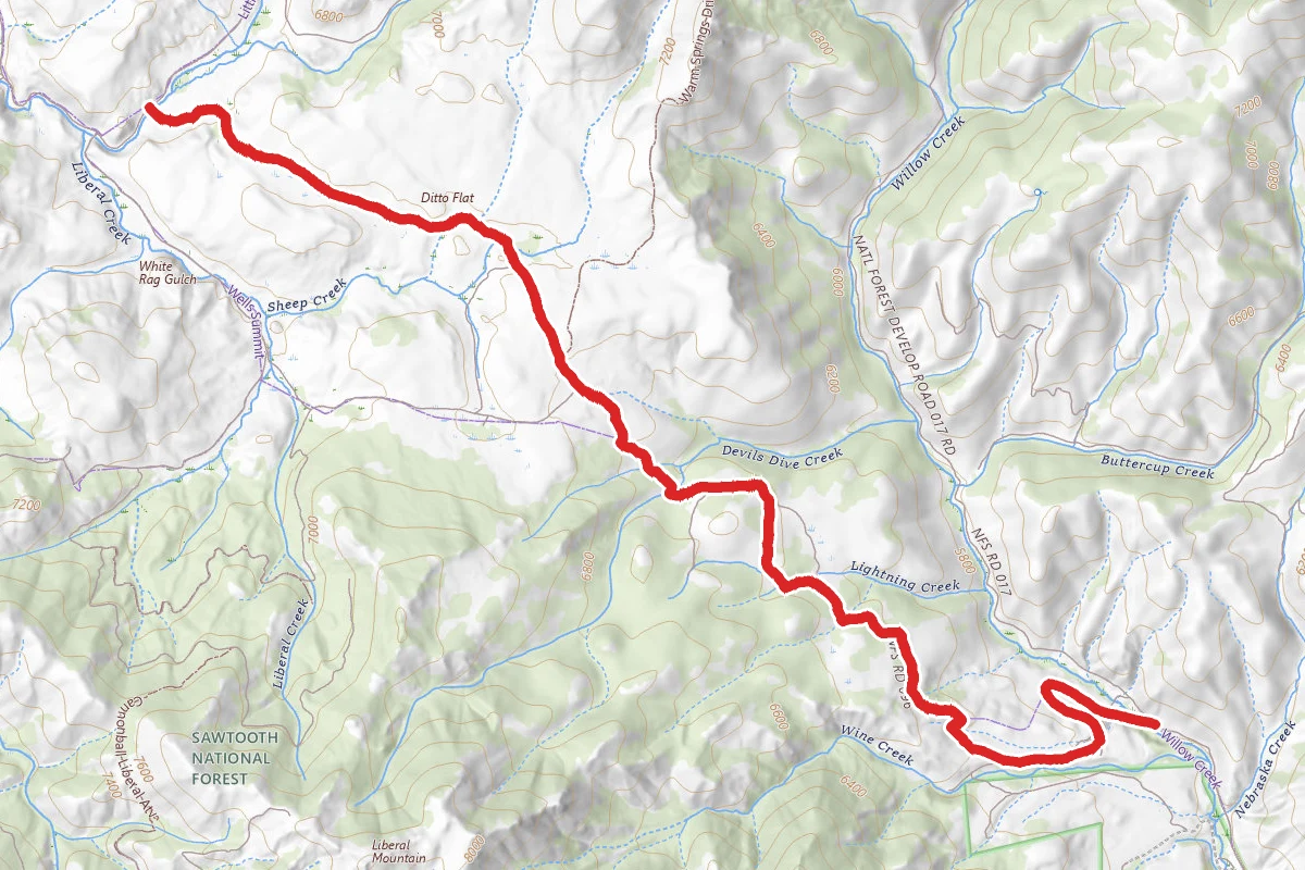 Ditto Flat Jeep Trail