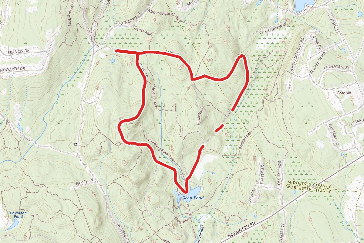 White Hall Road and Park Road Loop