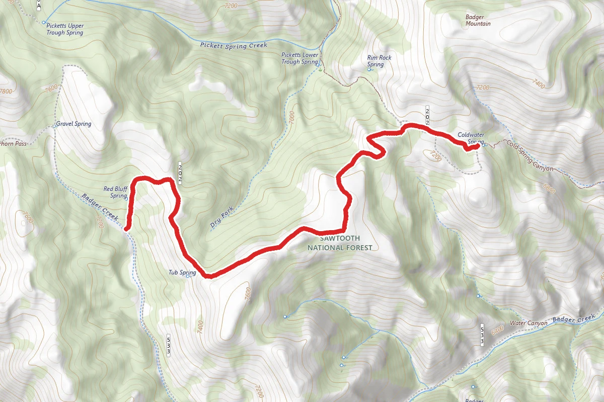 Red Bluff Jeep Trail
