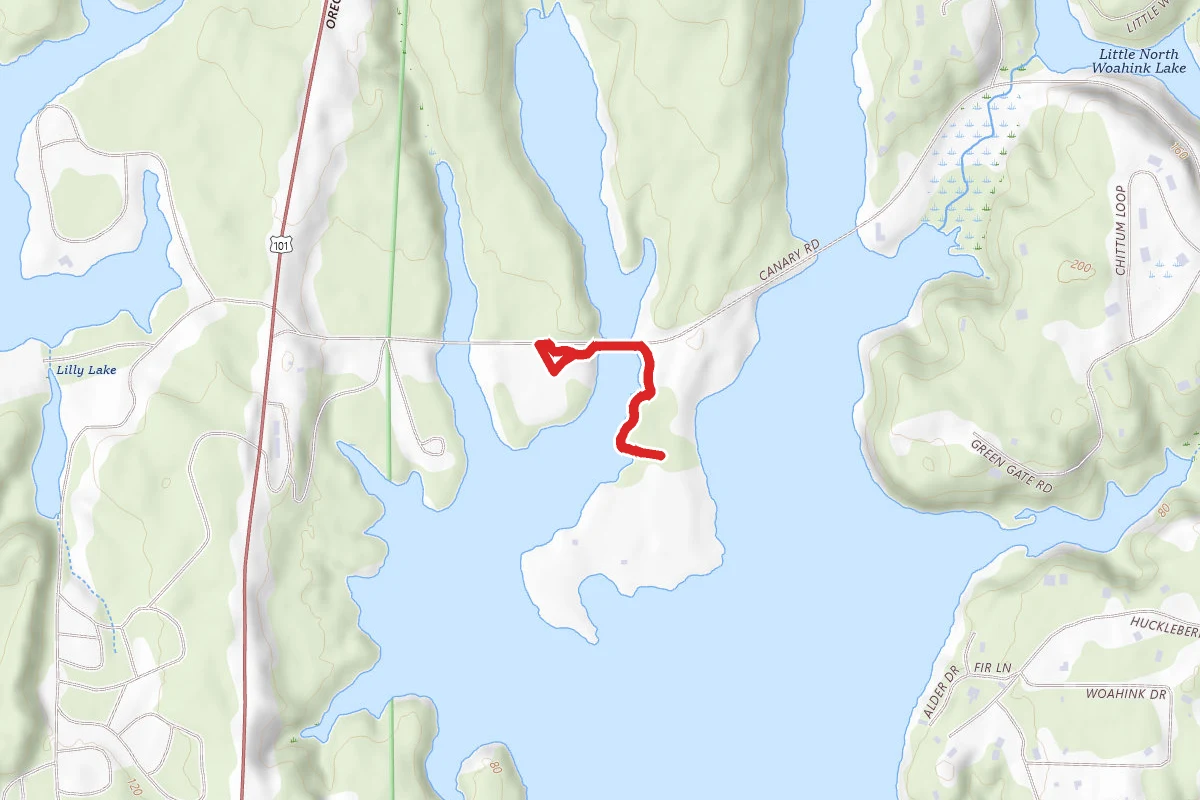 East Woahink Trail