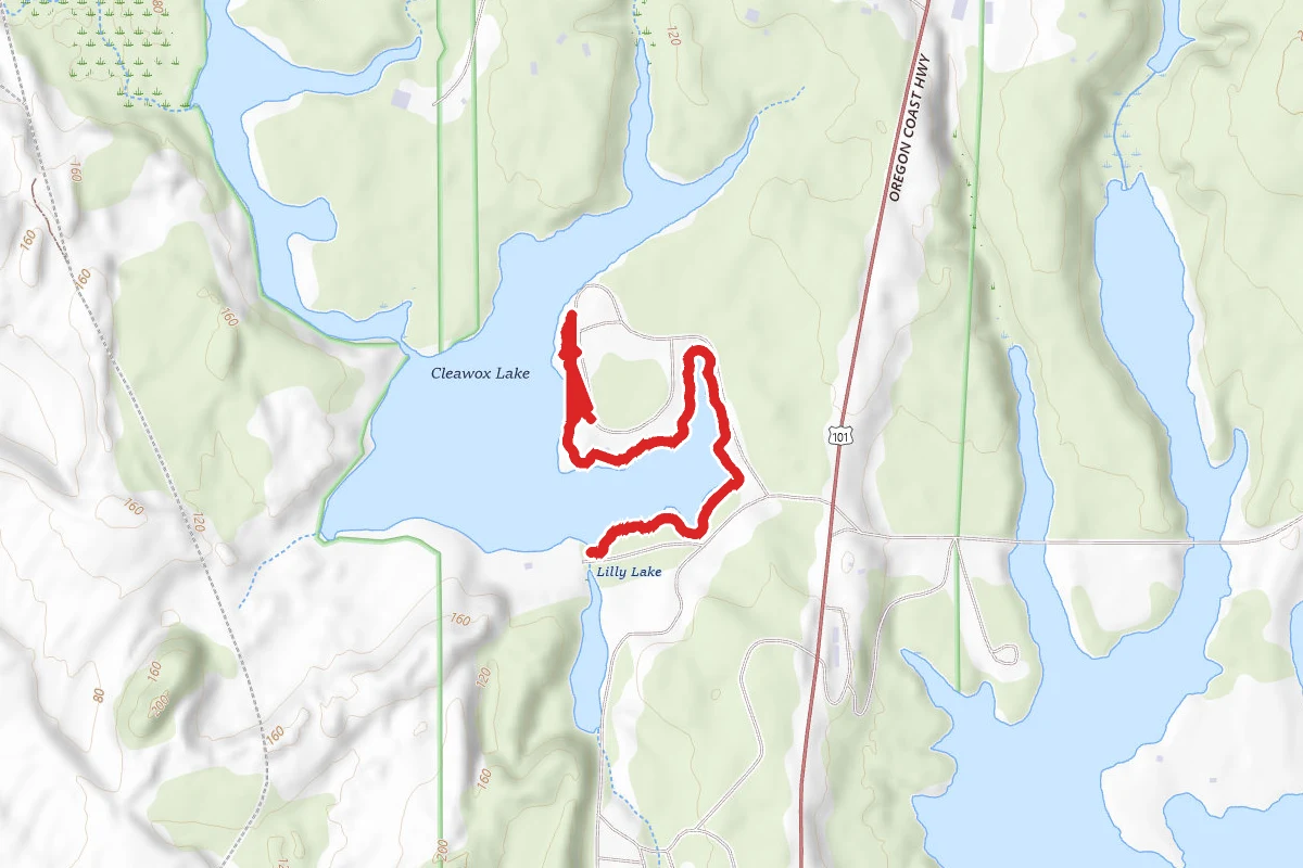 Cleawox Lake Trail
