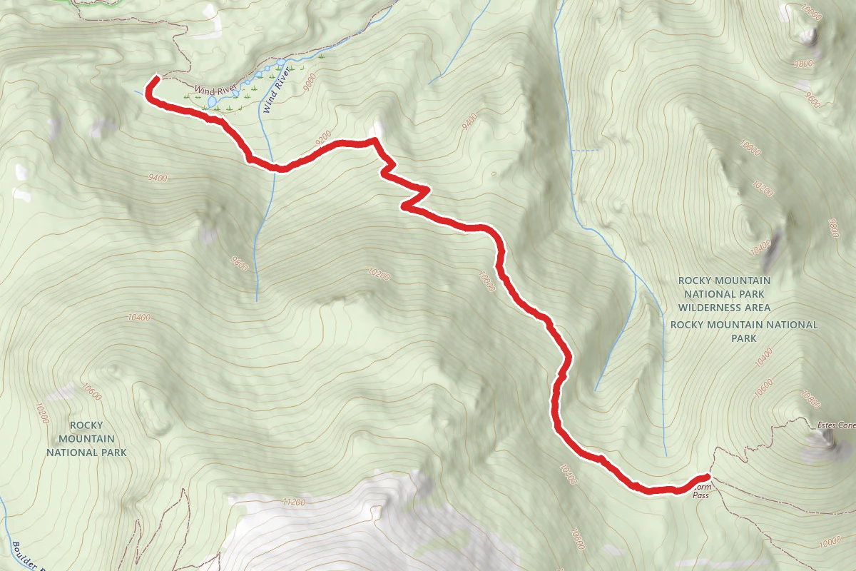 Glacier Creek To Storm Pass Trail