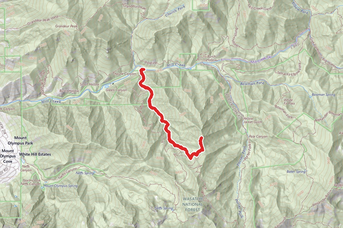 Thayne Canyon Trail