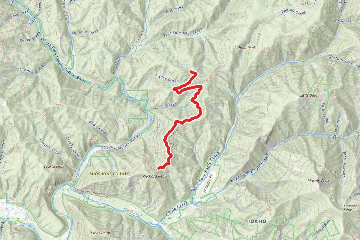 Head of Avery Creek 4Wd