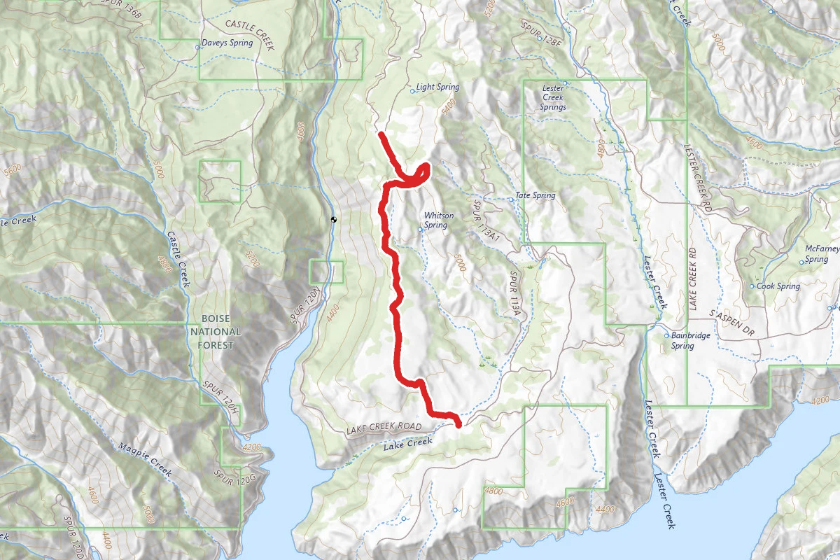 Lake Creek Jeep Trail