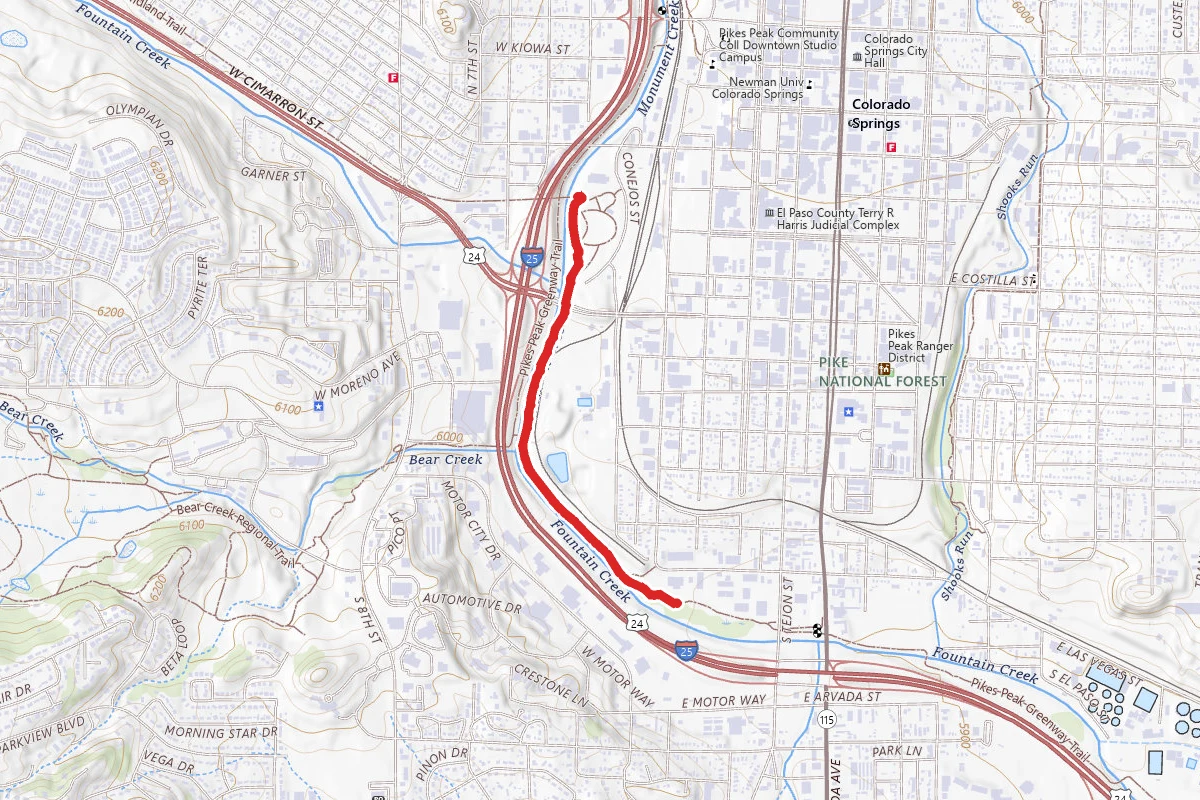 Pikes Peak Greenway Trail