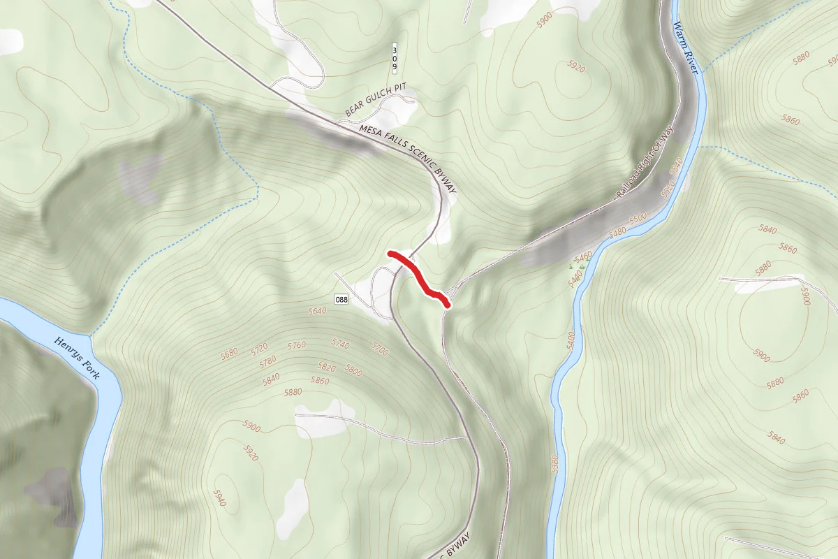 Bear Gulch Railroad Access