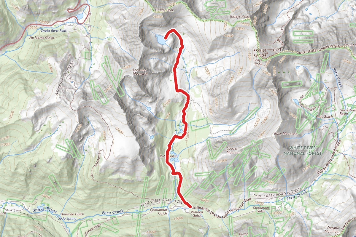 Chihuahua Lake Trail
