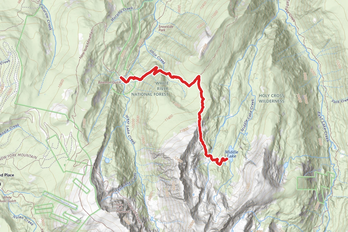 Middle Lake Trail