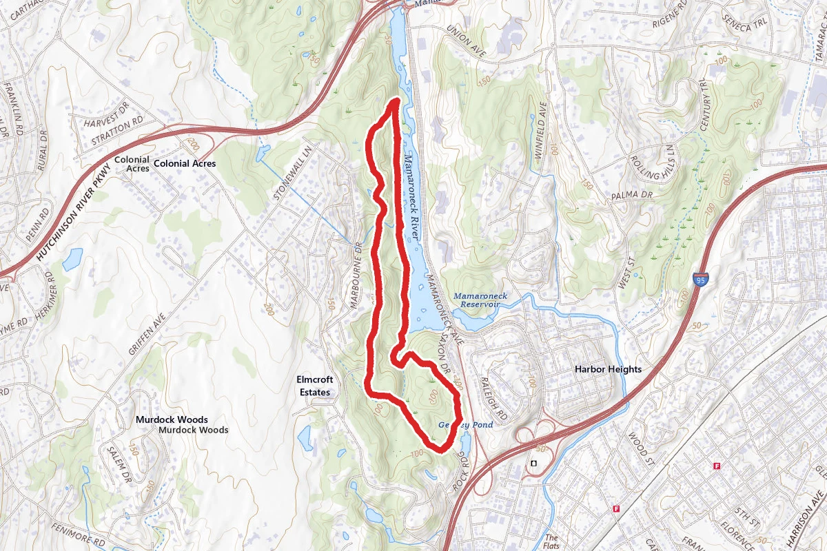 Mamaroneck Reservoir via Yellow Trail Loop