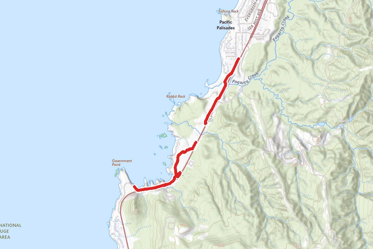 Boilder Bay to Fogerty Avenue