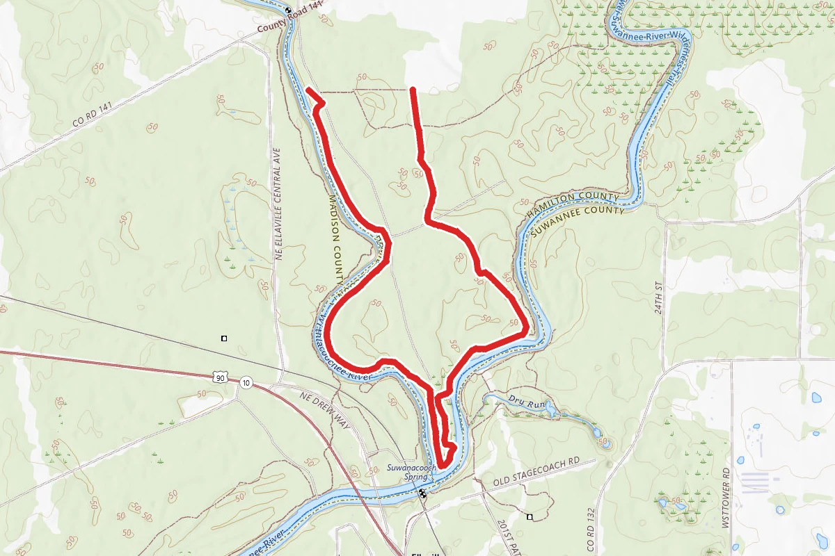 Florida Trail-Big Oak Trail