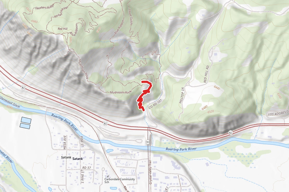 B-Line route map