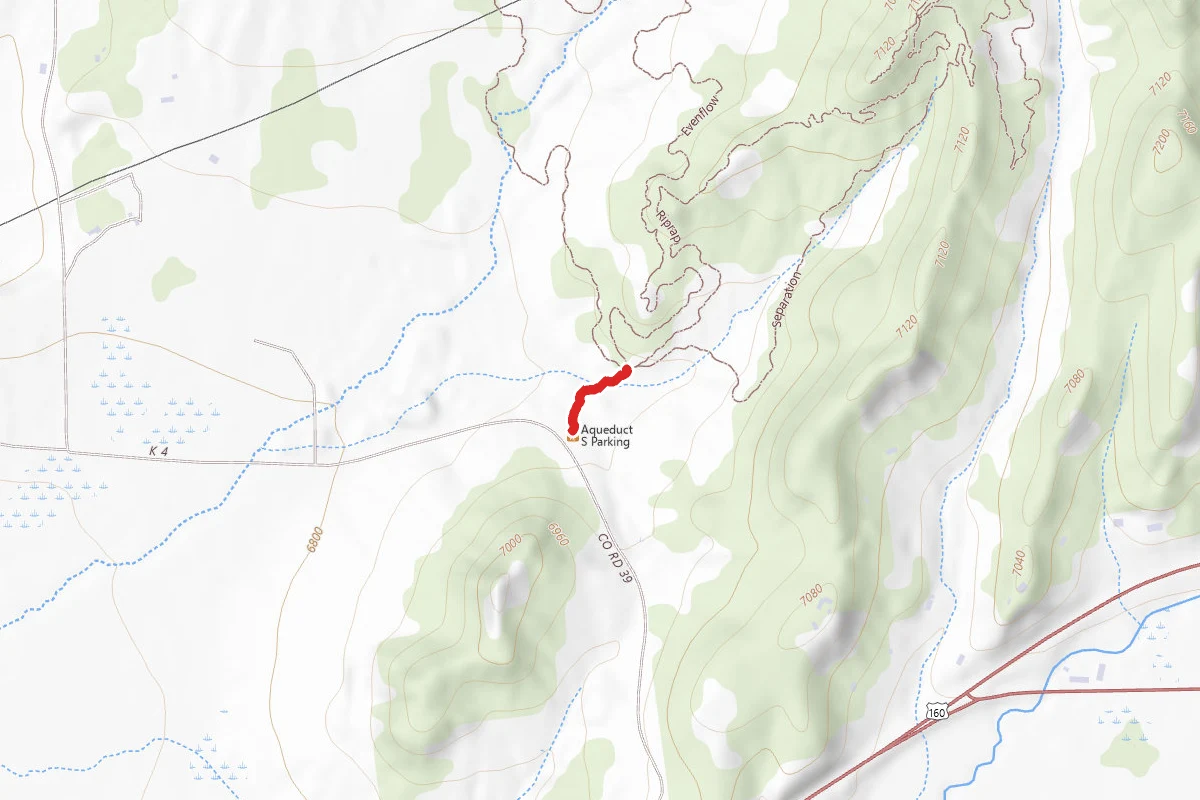 Discharge route map