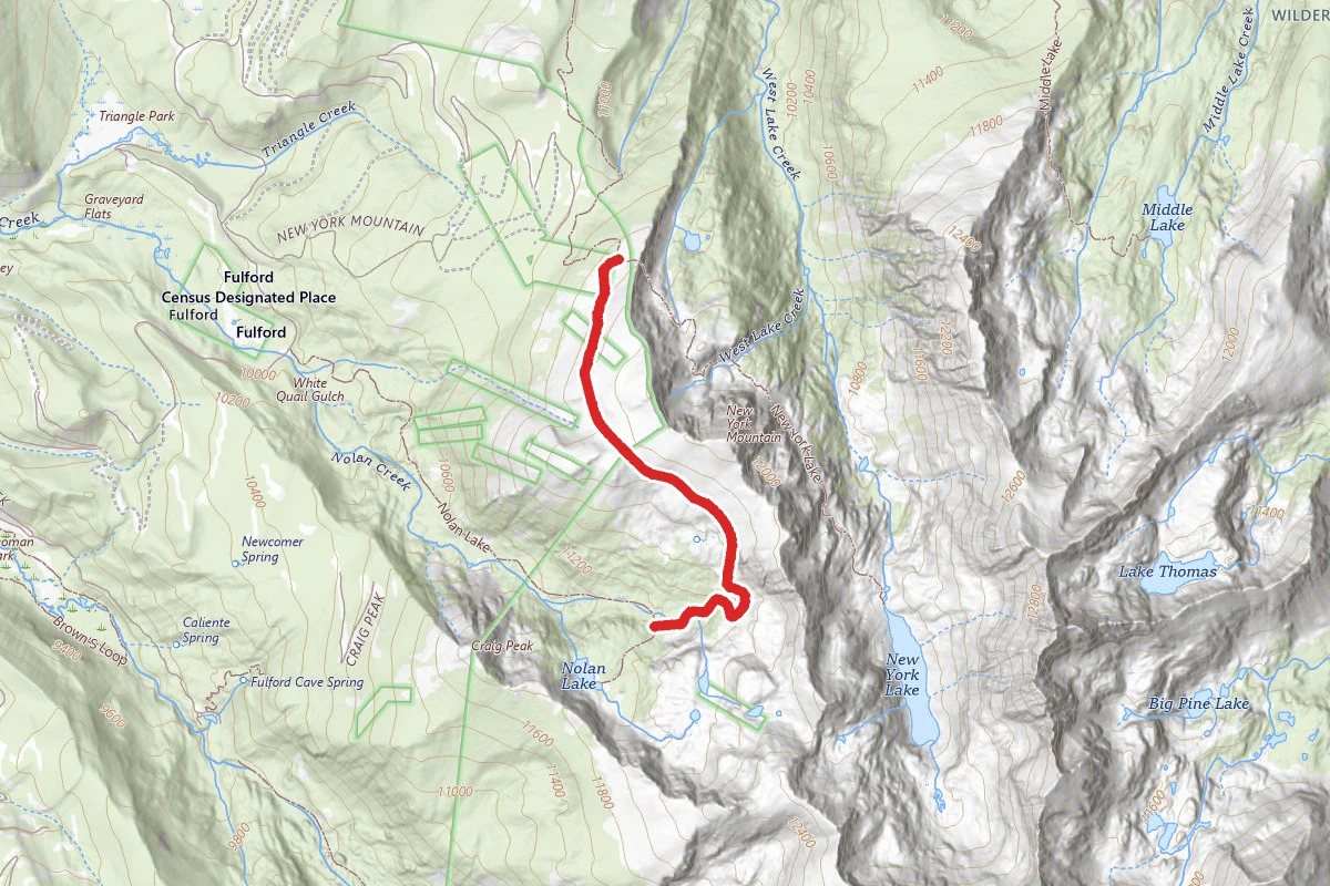 New York Mountain Trail