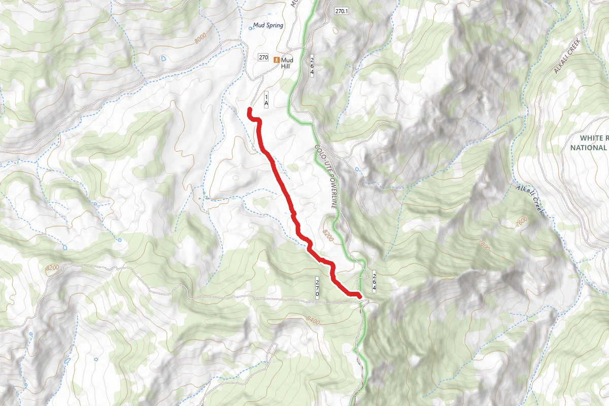 Boundary Trail route map