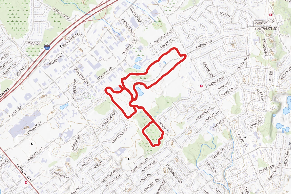 The Crossings of Colonie Loop