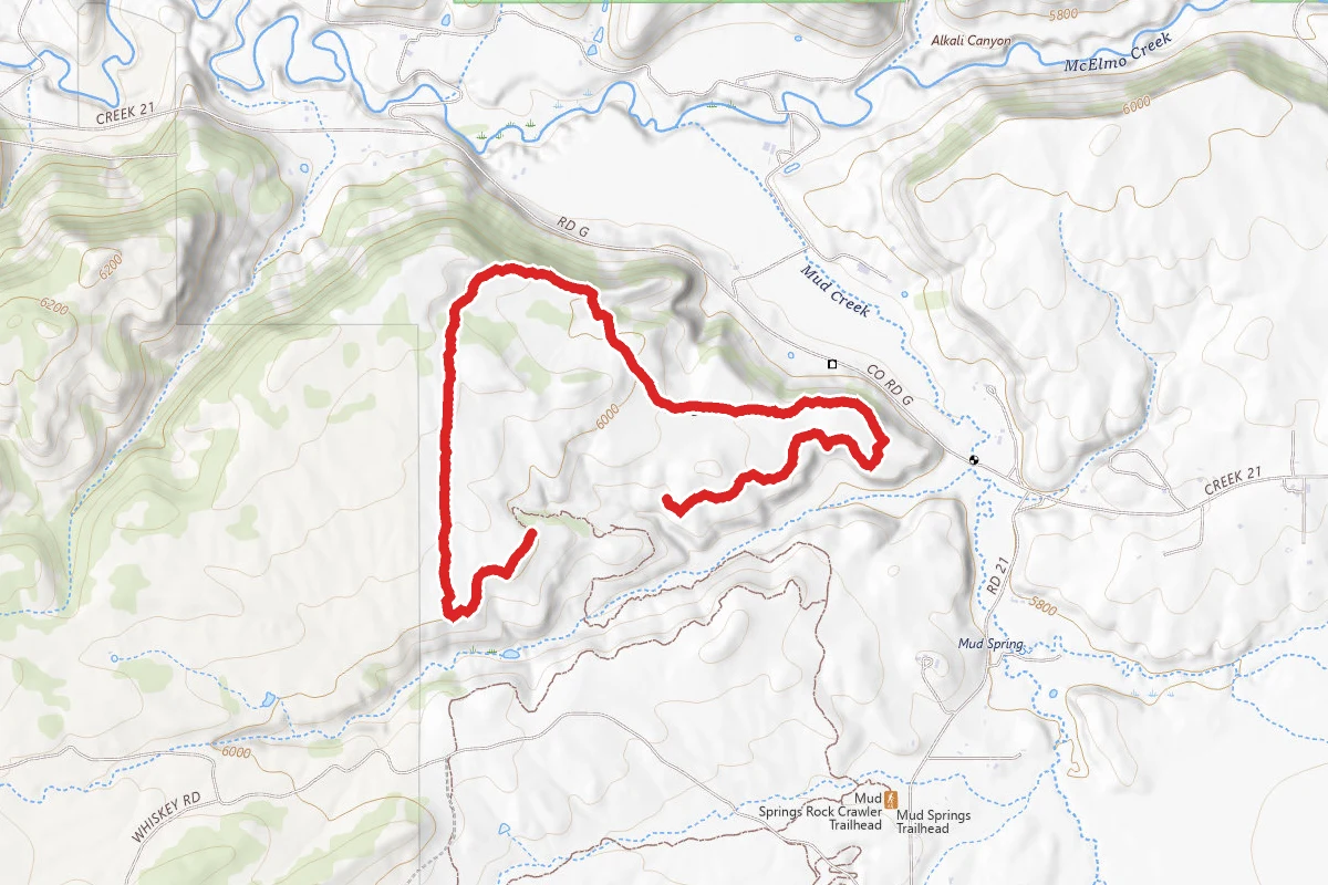 Mud Springs E-Bike Trail
