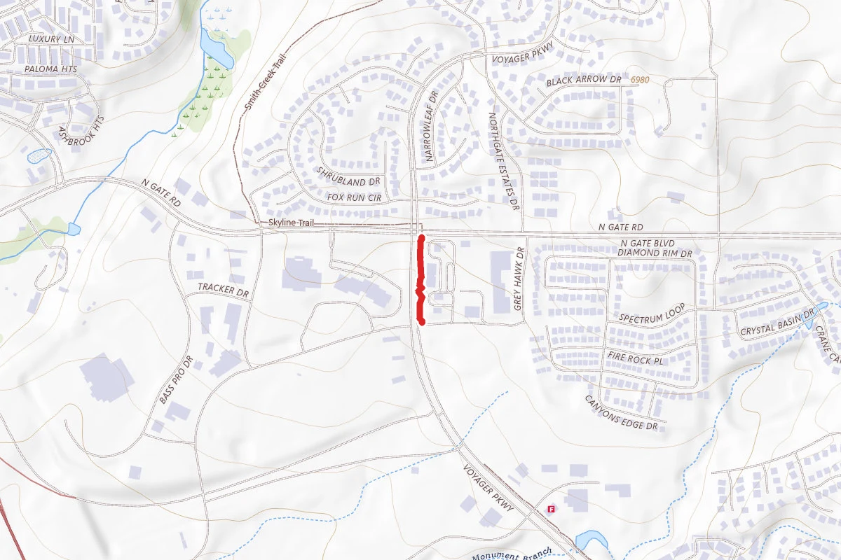 Skyline Trail route map