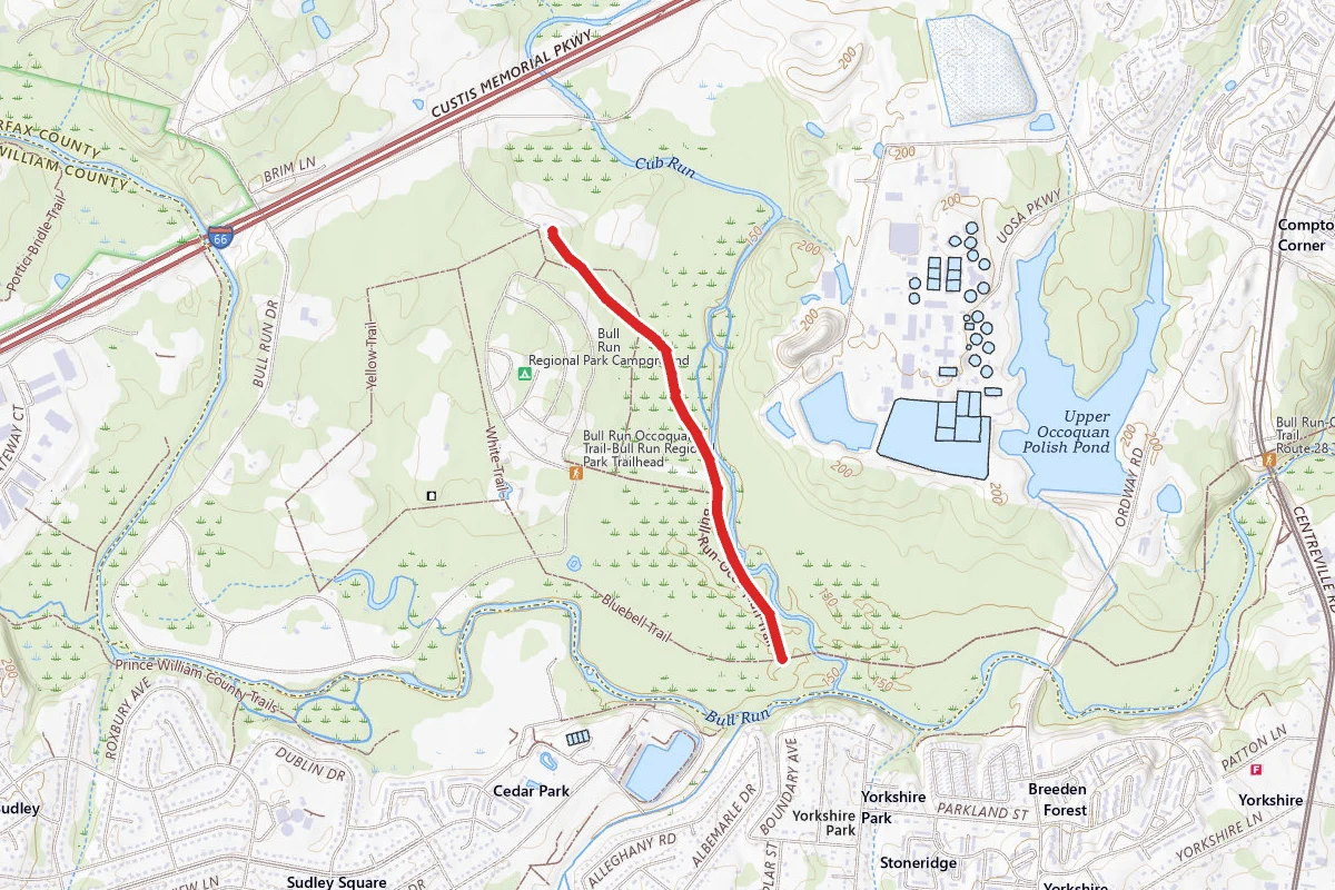 Bull Run Regional Park Trails