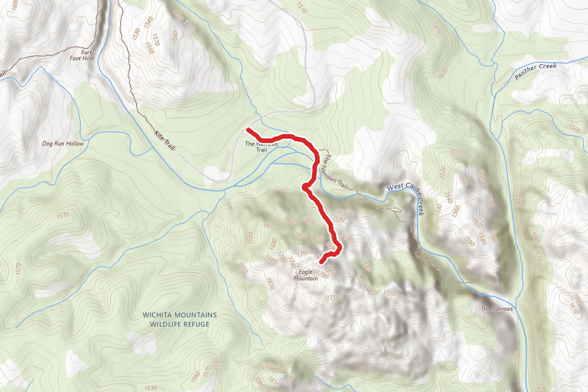 Boulder Mountain (Eagle Mountain) via Narrows Trail