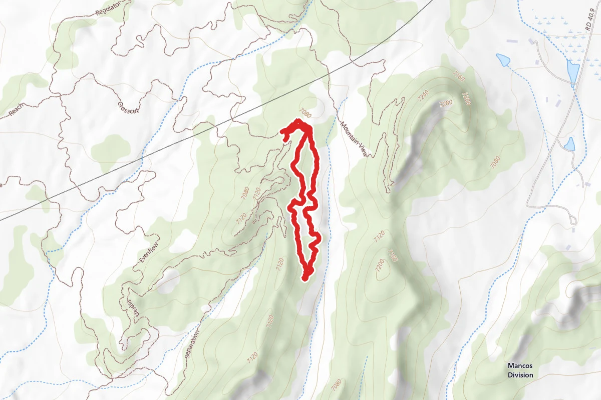 Pump Station route map