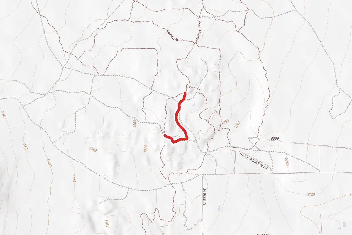 Race Course Loop route map