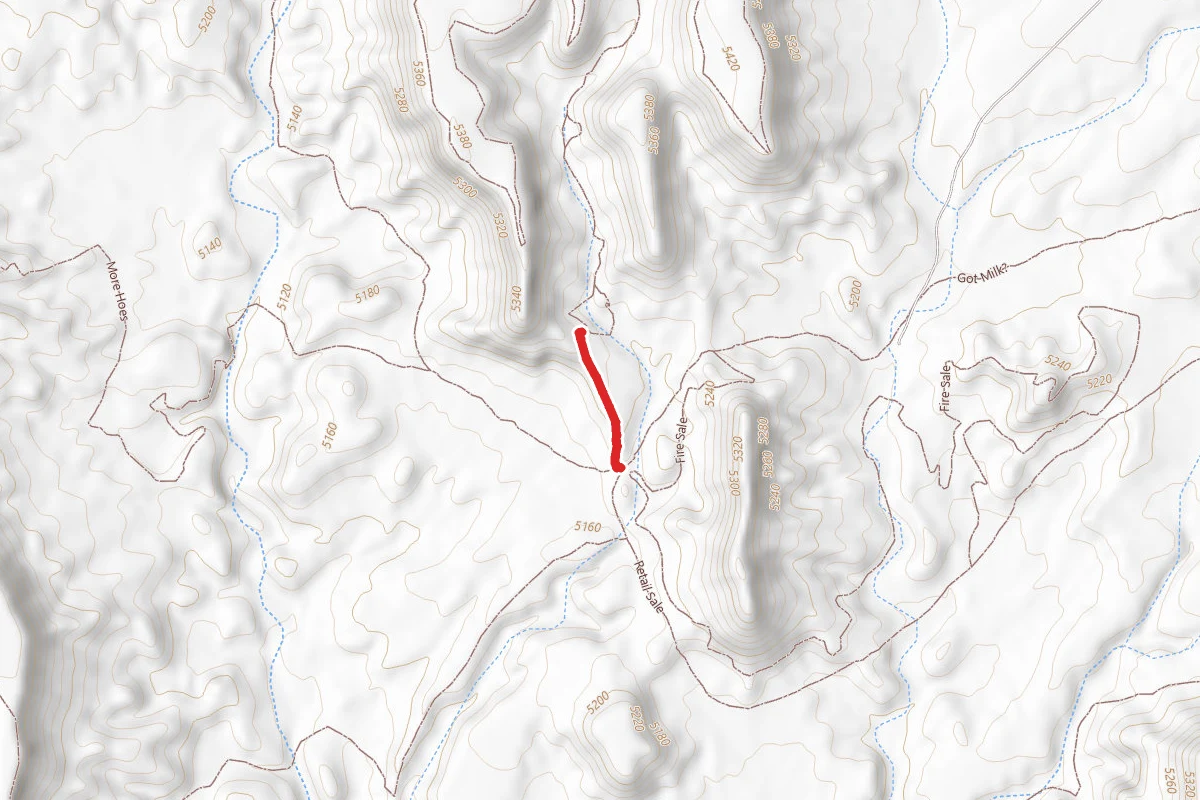 High Rollas route map
