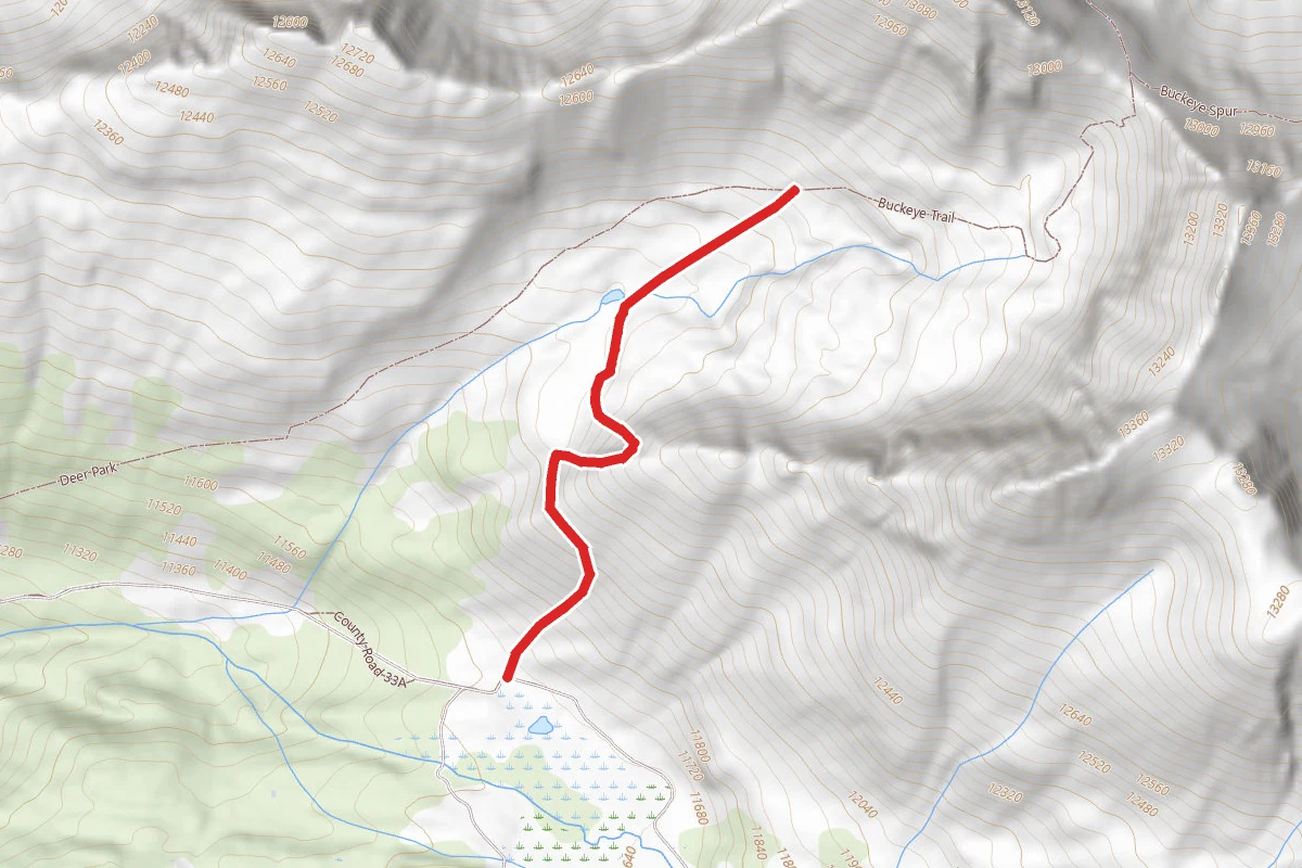 Buckeye Trail route map