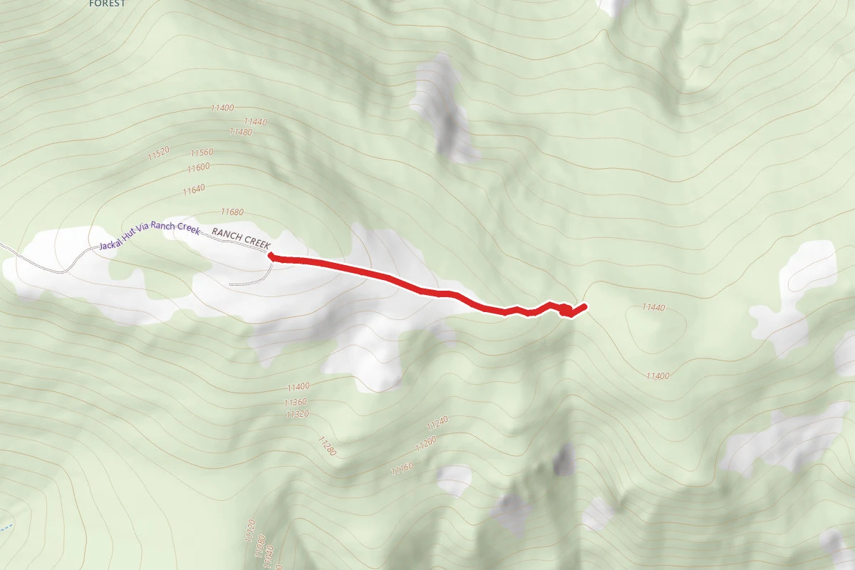 Camp Hale Trailhead to Jackal Via Pearl Creek Trail