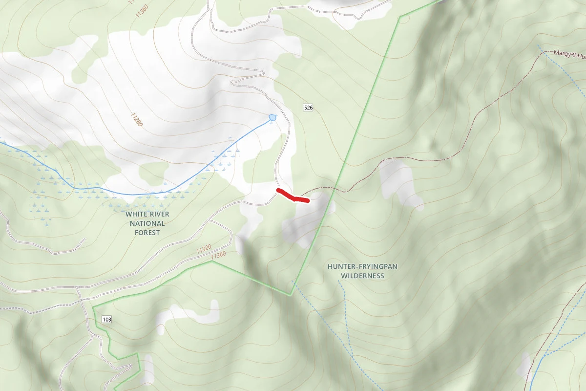 Margy's Hut Spur Trail