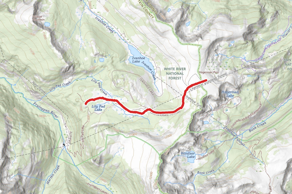 Betty Bear to Skinner Hut Trail
