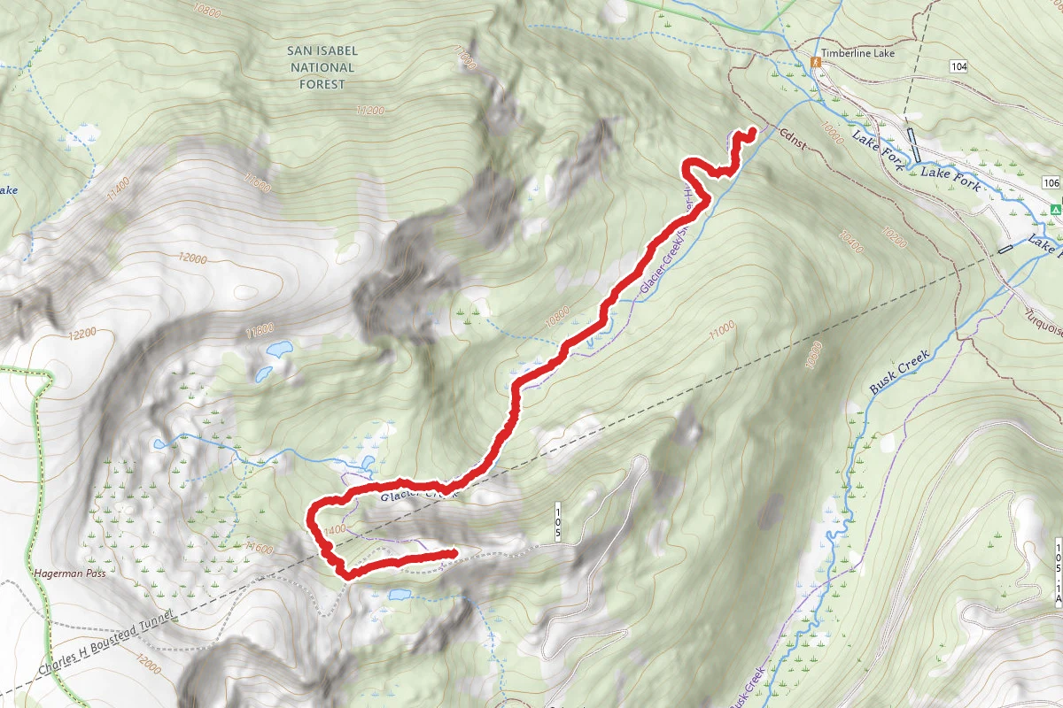 Glacier Creek/Skinner Hut Trail