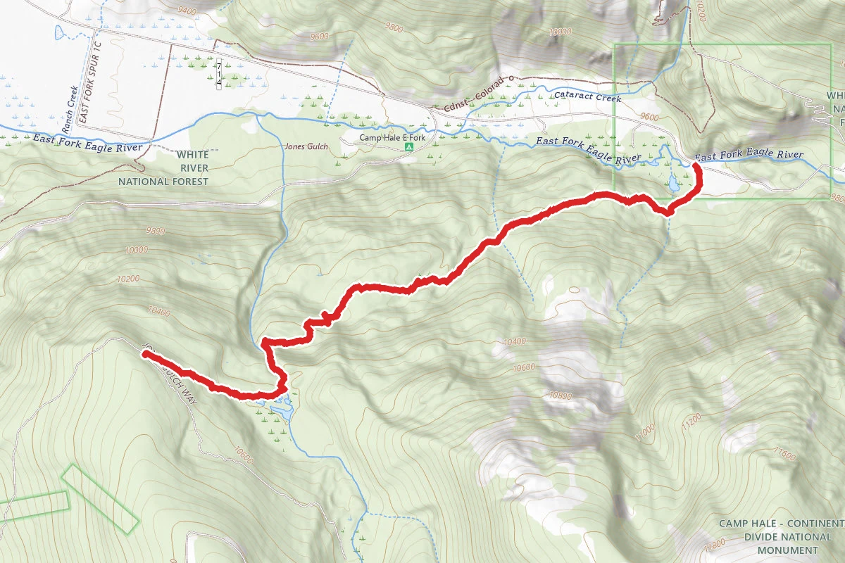 Vance's Cabin to Jackal Hut Trail