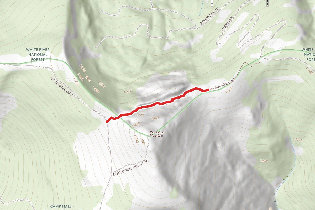 Fowler/Hilliard to Jackal Hut Trail