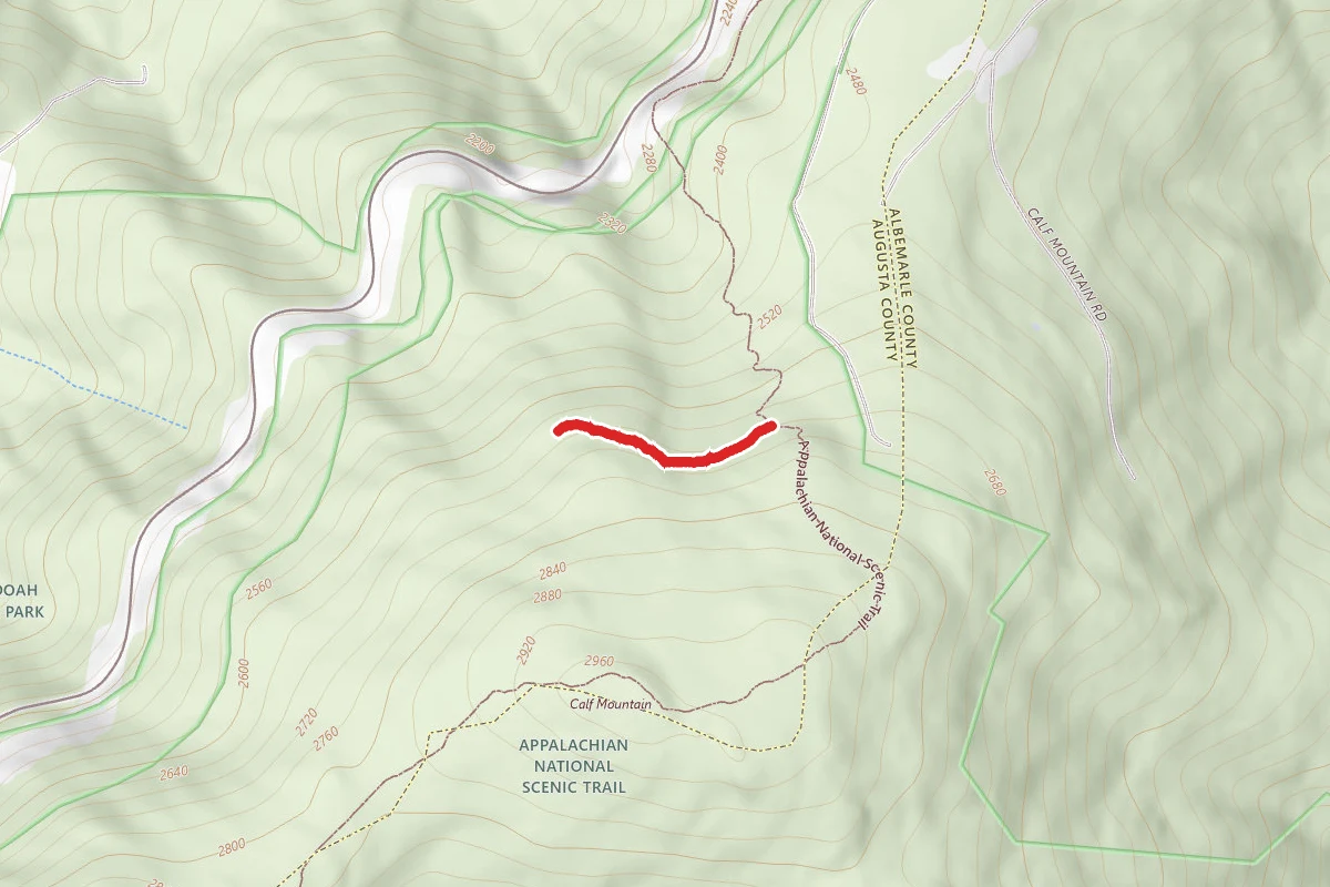 Calf Mtn Shelter Trail