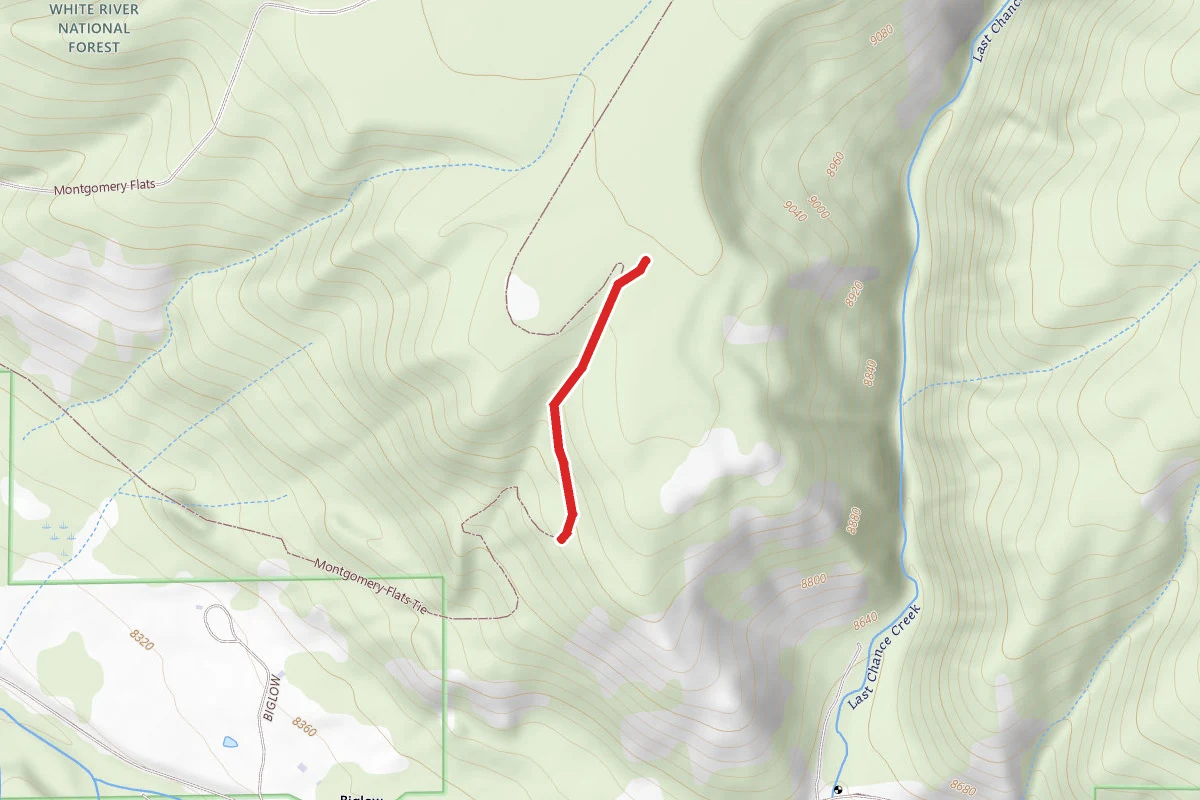 Montgomery Flats Trailhead to Harry Gates Hut Trail