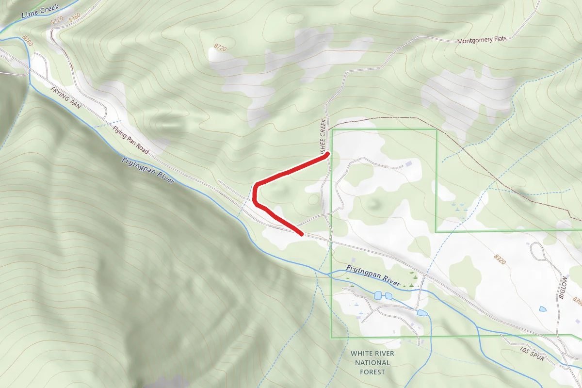Montgomery Flats Trailhead to Harry Gates Hut Trail