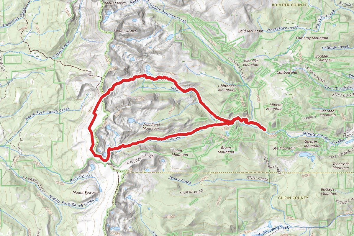 Devils Thumb Pass and King Lake Trail