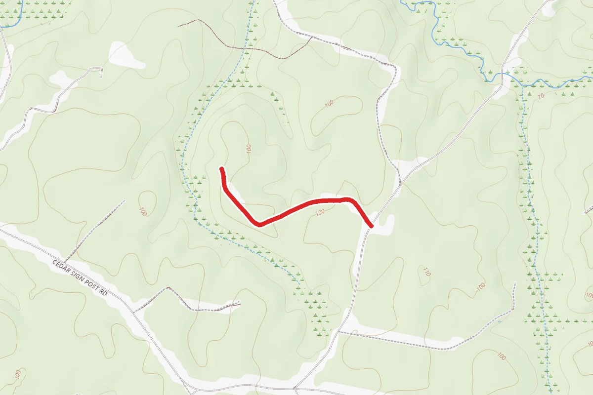Canyon Road Service Road