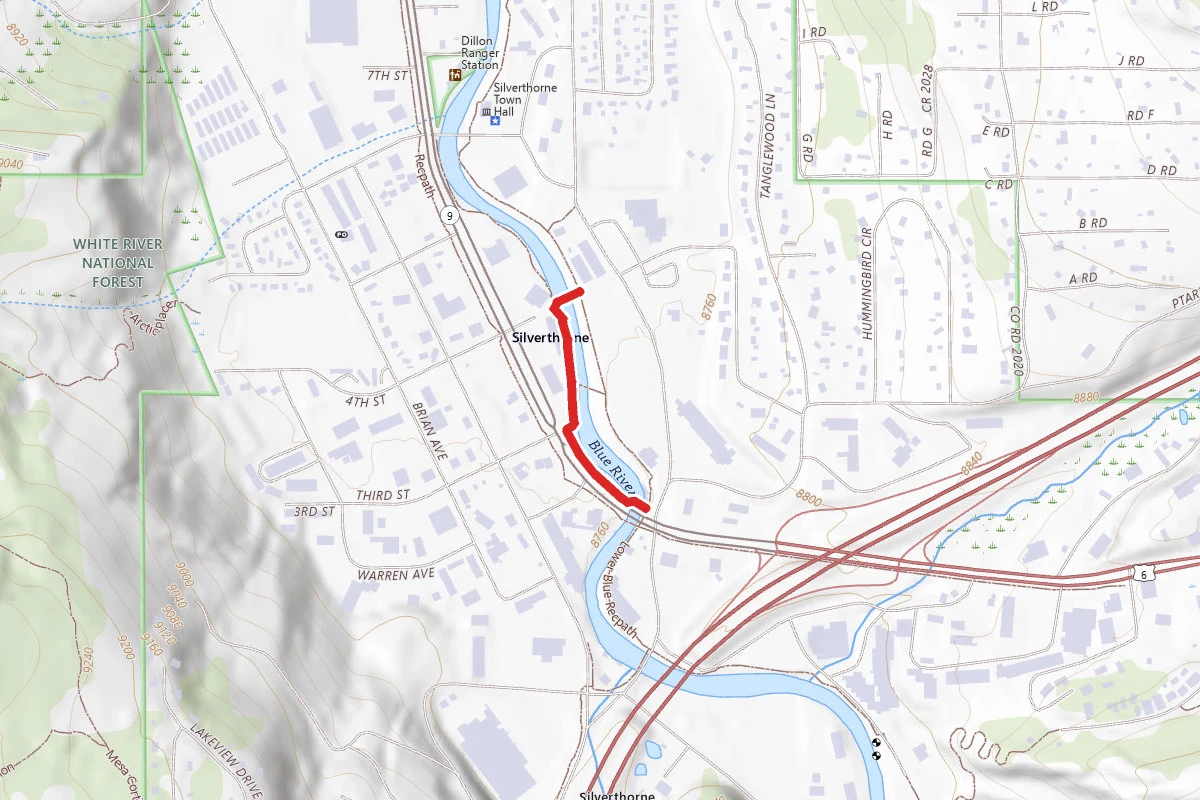 Recpath route map