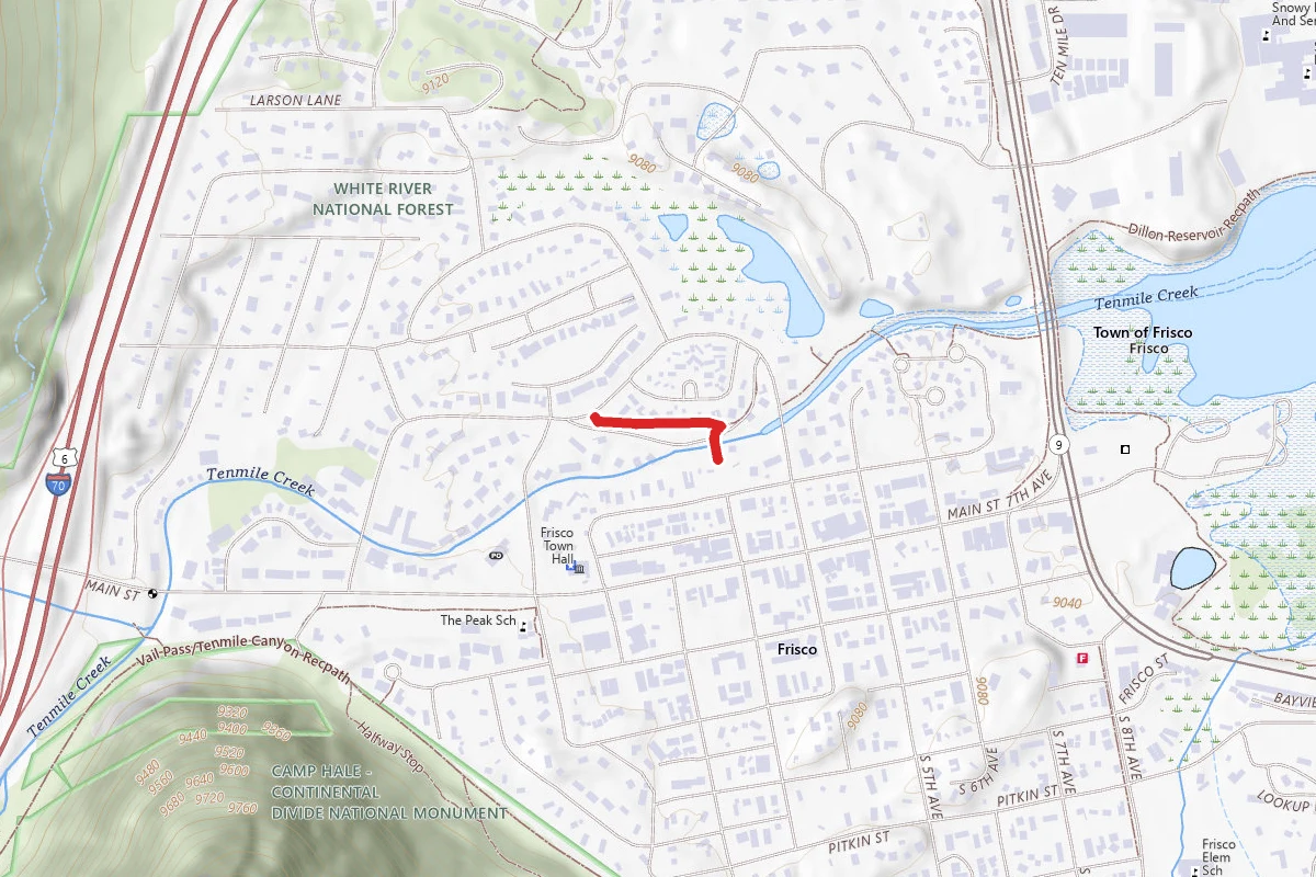 Recpath route map