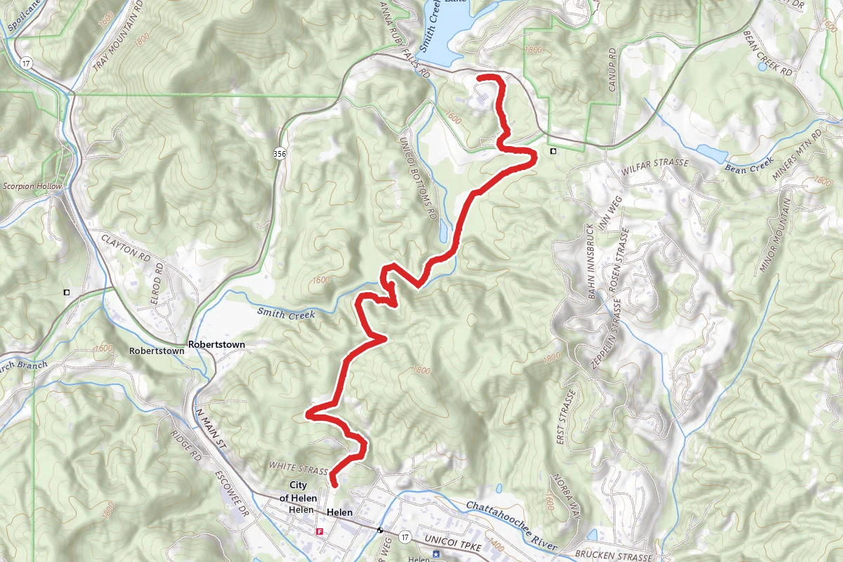 Unicoi to Helen Trail