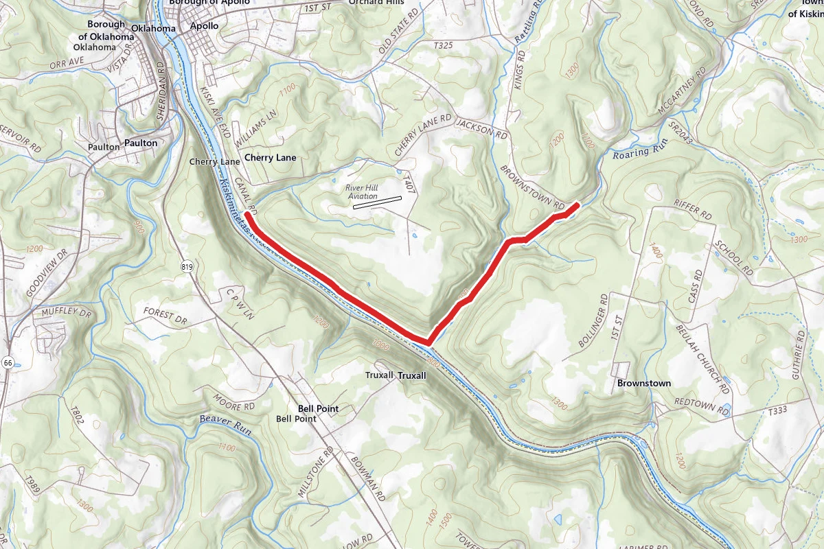Roaring Run to Rock Furnace