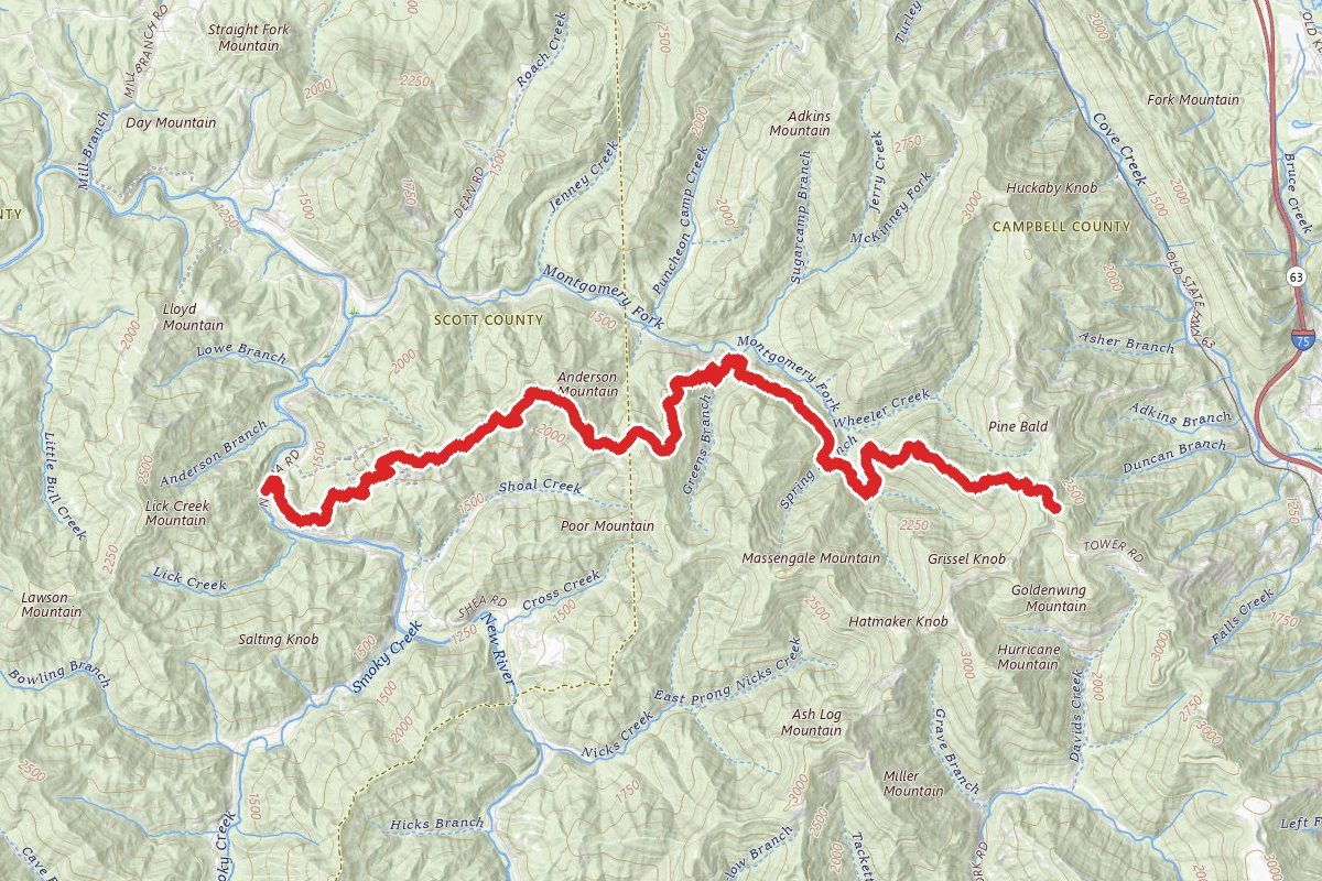 Justin P. Wilson Cumberland Trail State Park