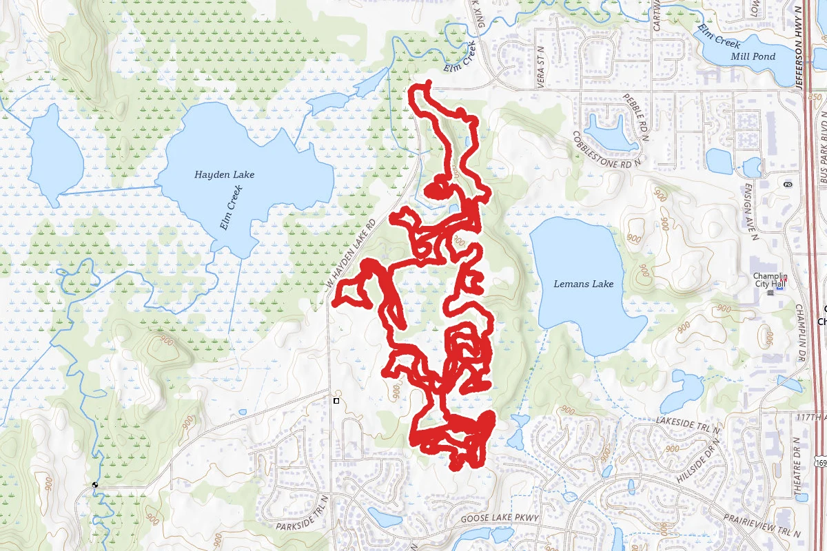 Elm Creek Park Loop Trail