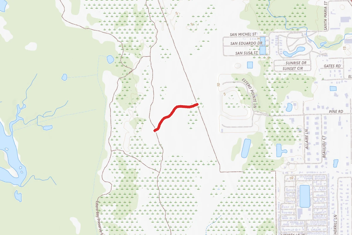 Estero River Scrub Trails