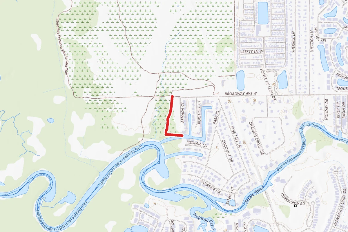 Estero River Scrub Trails